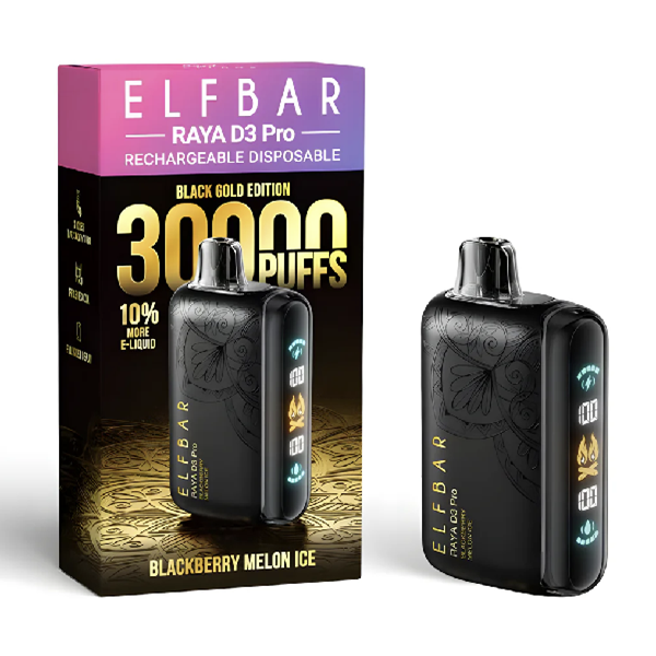 Elf Bar Raya D3 Pro 30000 - Blackberry Melon Ice 5%