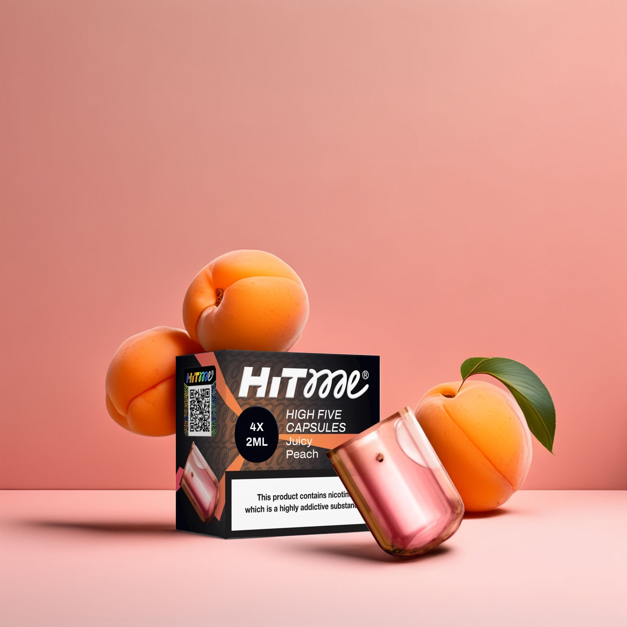 Hitme High Five Capsules – Juicy Peach 2%