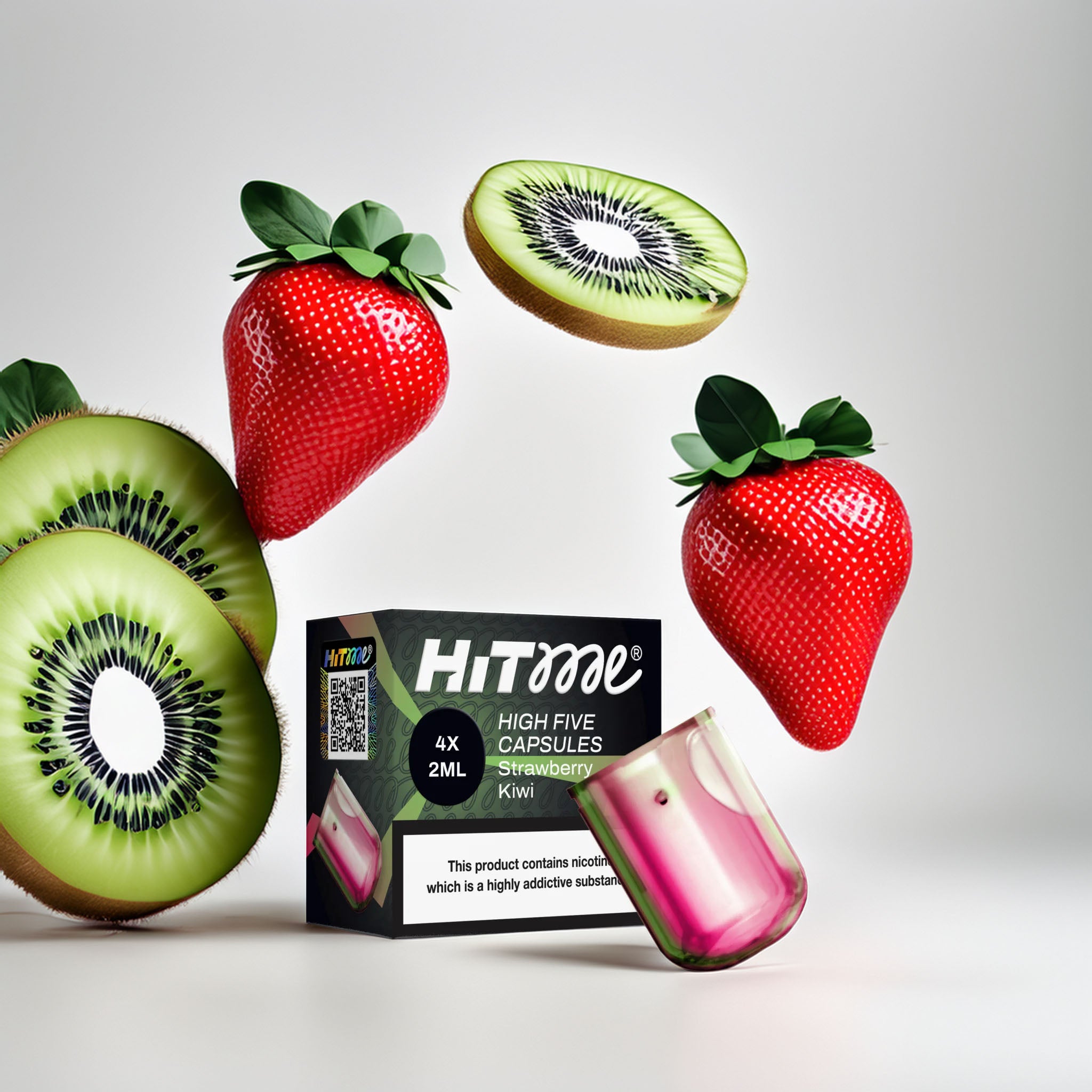 Hitme High Five Capsules – Strawberry Kiwi 2%