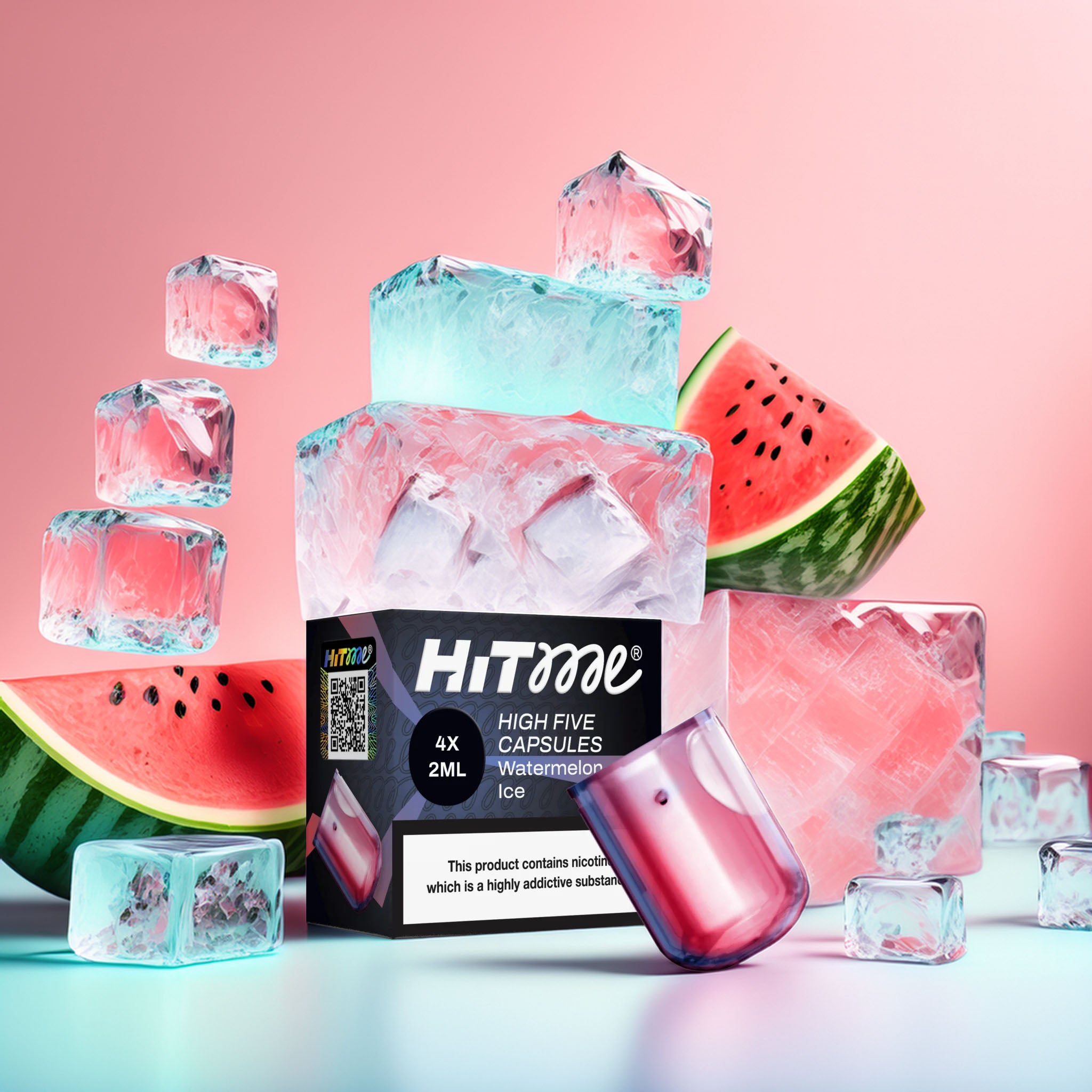 Hitme High Five Capsules – Watermelon Ice 2%
