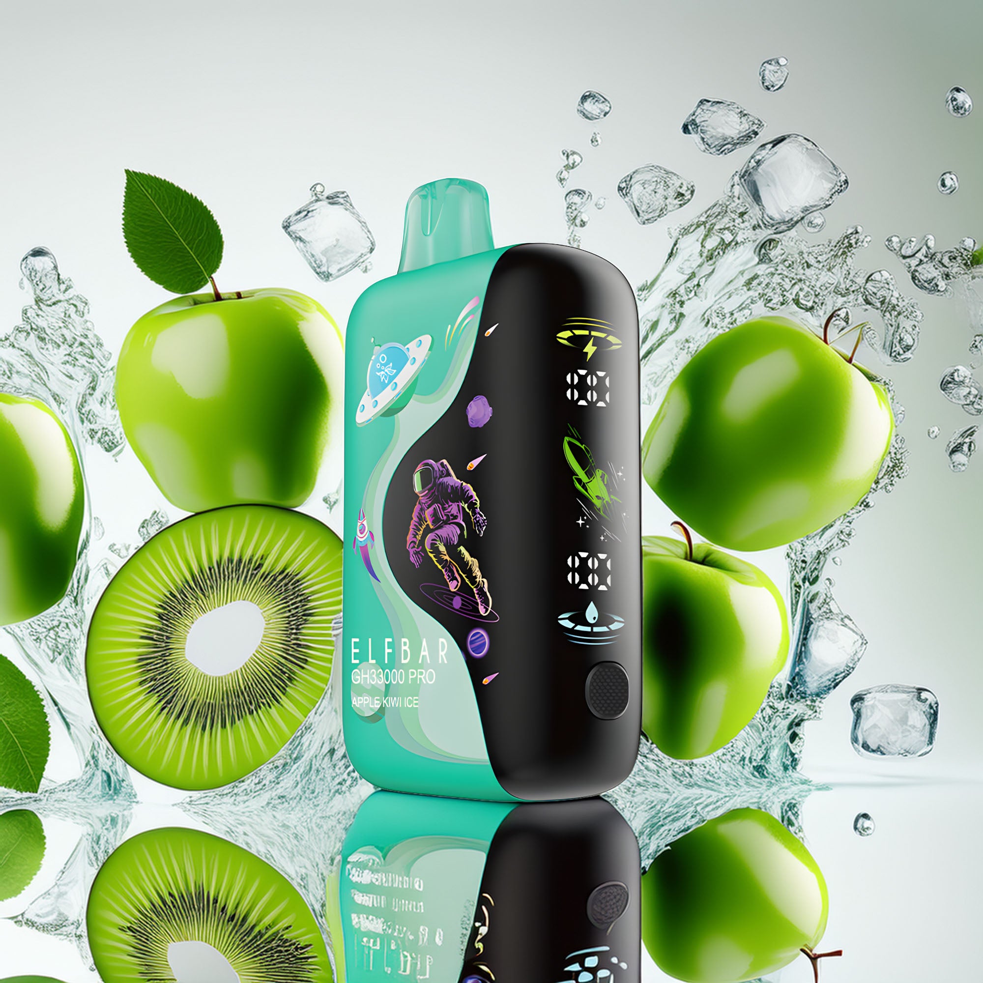 Elf Bar GH 33000 Pro - Apple Kiwi Ice 5%