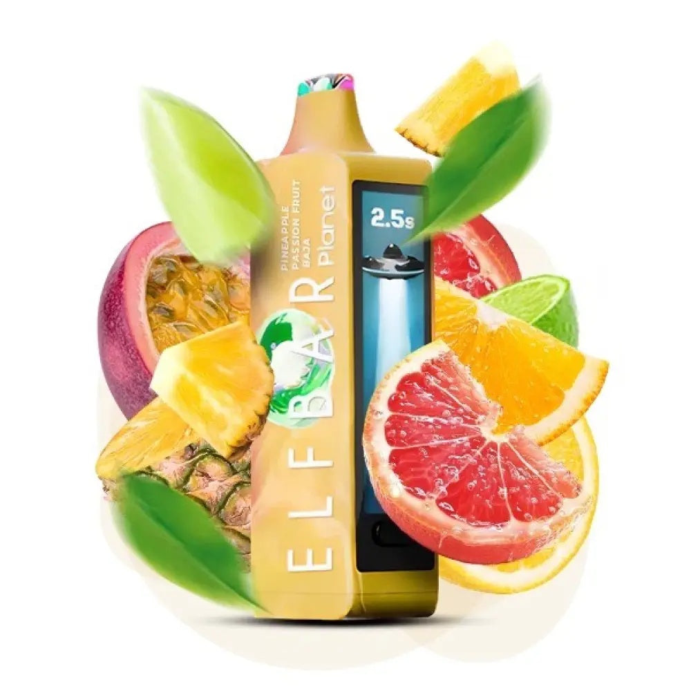 Elf Bar Planet 25000 - Pineapple Passion Fruit Baja 5%
