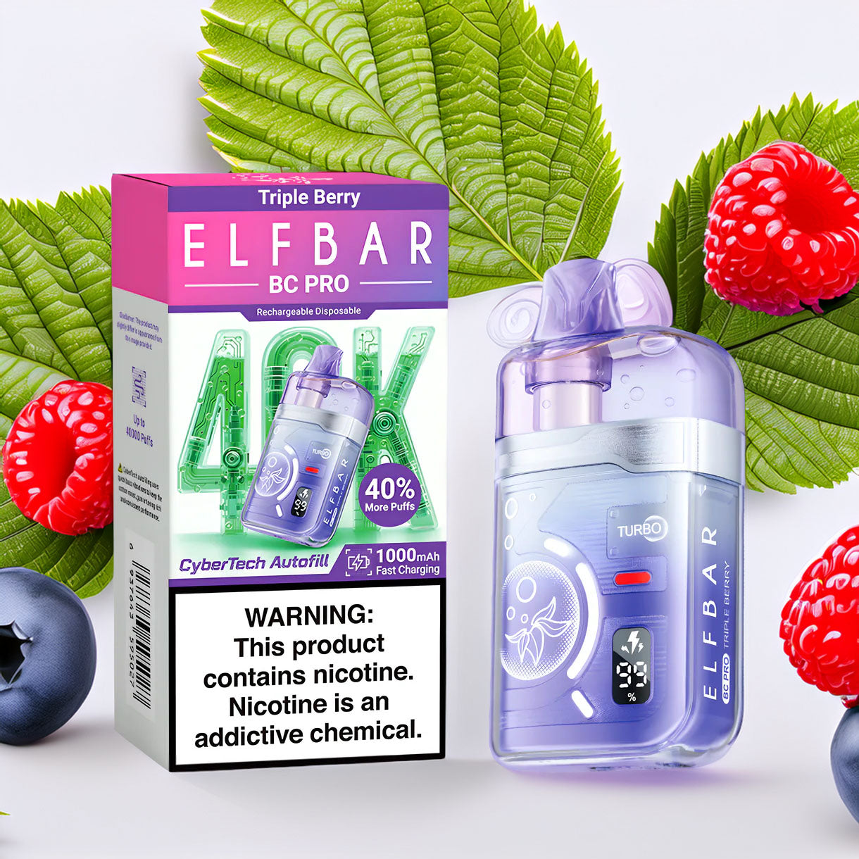 Elf Bar BC Pro 40000 – Triple Berry 5%