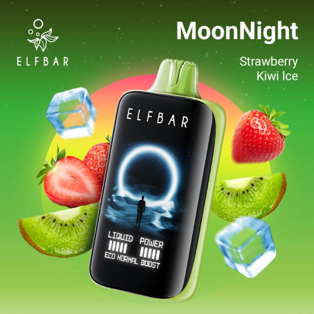 Elf Bar MoonNight 40000 - Strawberry Kiwi Ice 5%