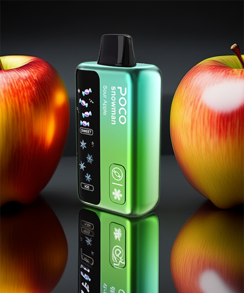 Poco Snowman 70000 – Sour Apple 5%