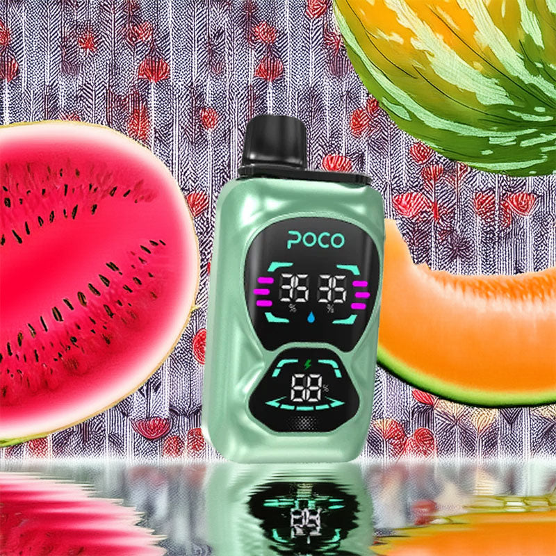 Poco Double 26000 - Raspberry Watermelon & Triple Melon 5%