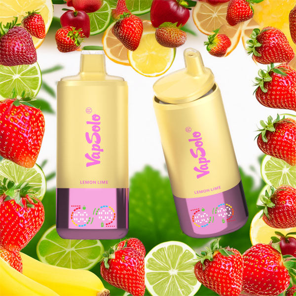 VapSolo Triple 60000 - Strawberry Banana & Lemon Lime & Raspberry Watermelon 5%