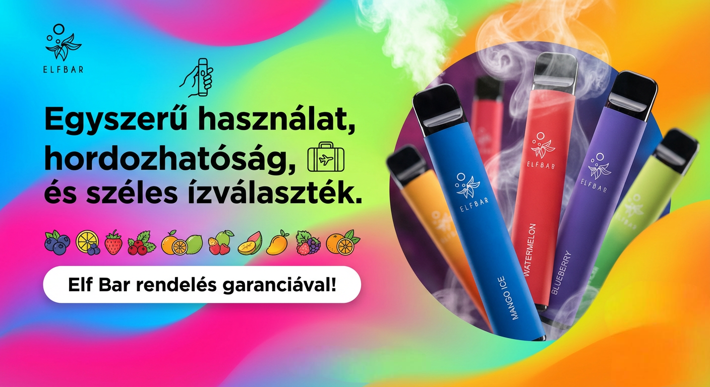 eldobható e-cigarettá