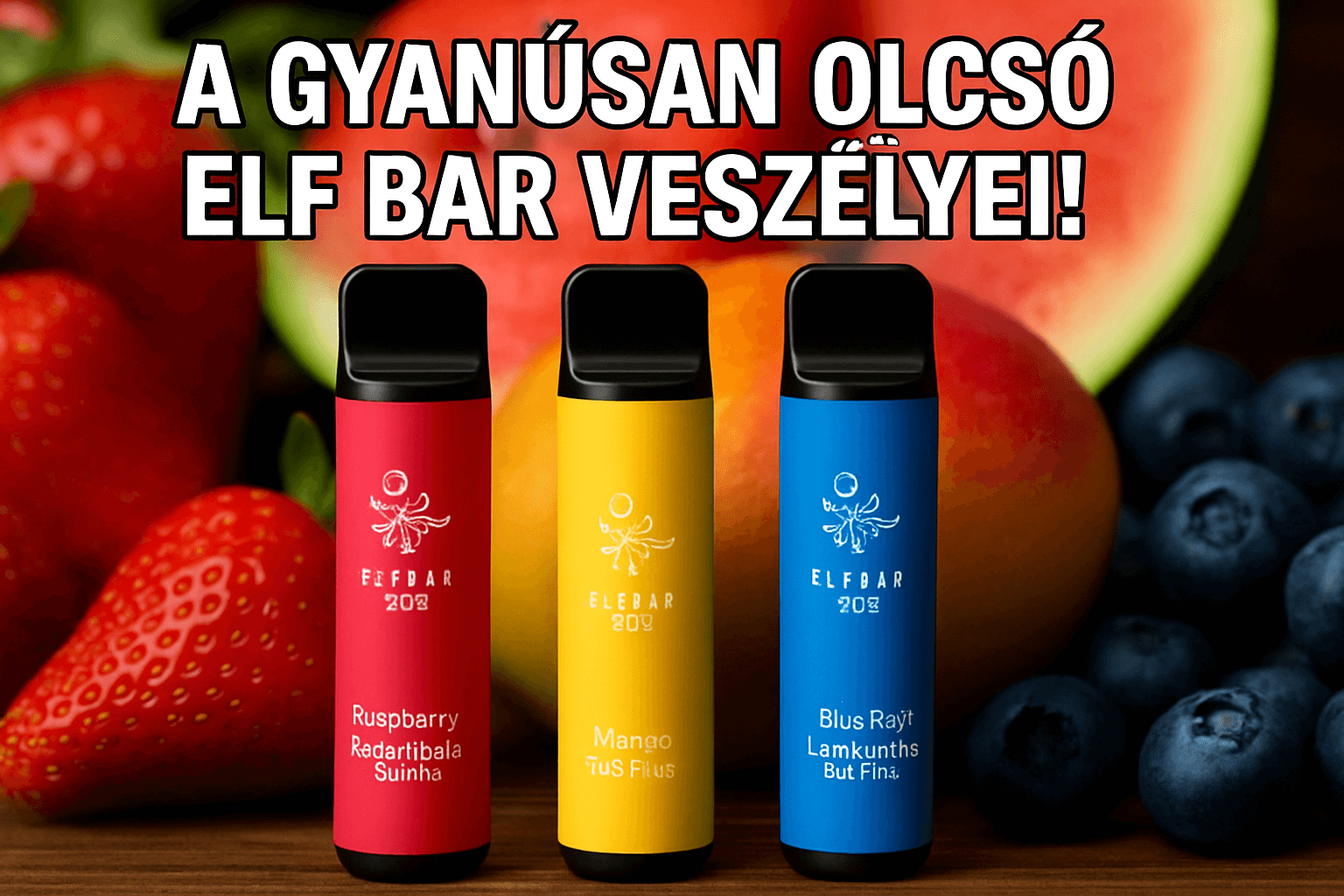 Miért gyanús az olcsó Elf Bar?