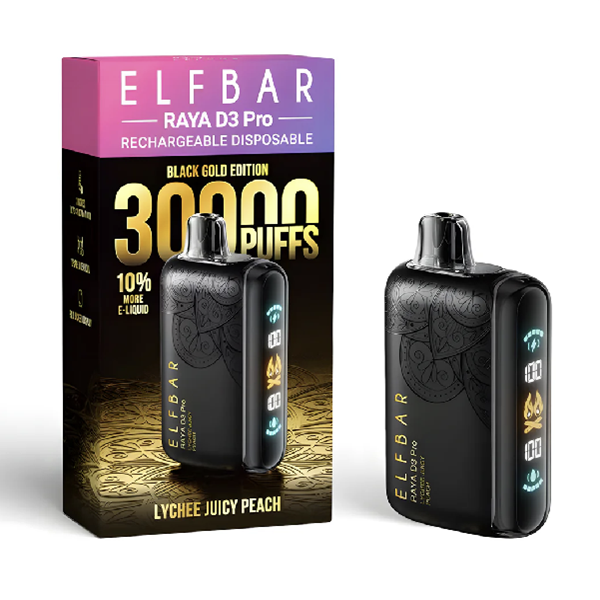 Elf Bar Raya D3 Pro 30000 - Lychee Juicy Peach 5%