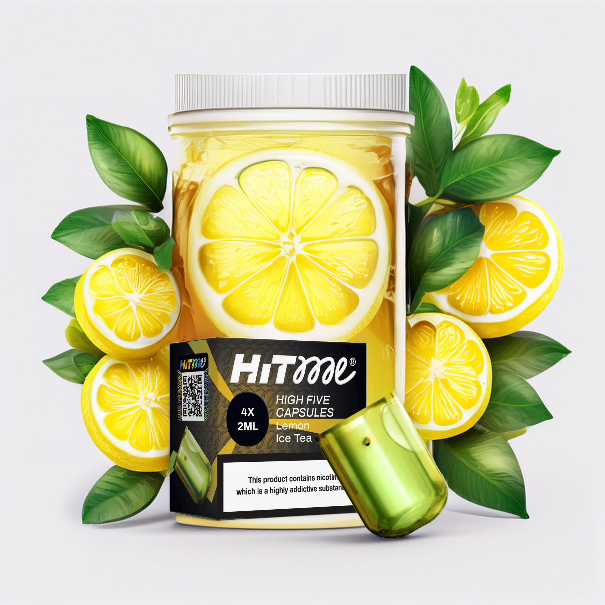 Hitme High Five Capsules – Lemon Ice Tea 2%