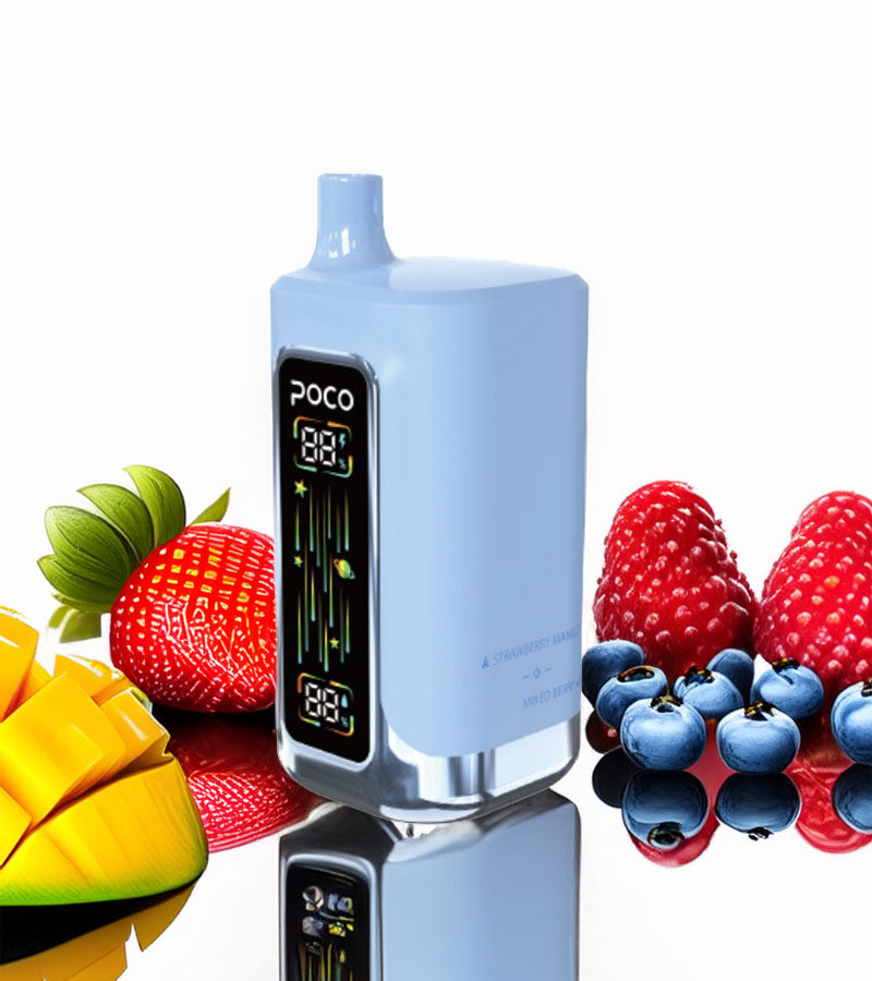 Poco FR 80000 – Blueberry Raspberry Lemonade & Strawberry Kiwi & Strawberry Mango & Mixed Berry 5%