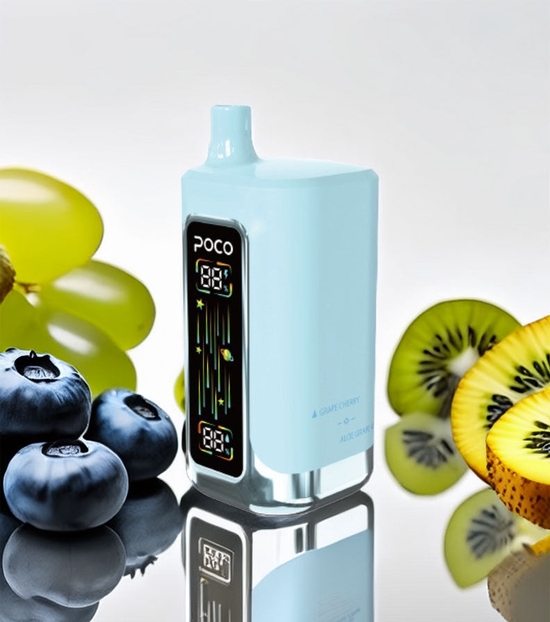 Poco FR 80000 – Blueberry Sour Raspberry & Kiwi Pineapple Ice & Grape Cherry & Aloe Grape 5%