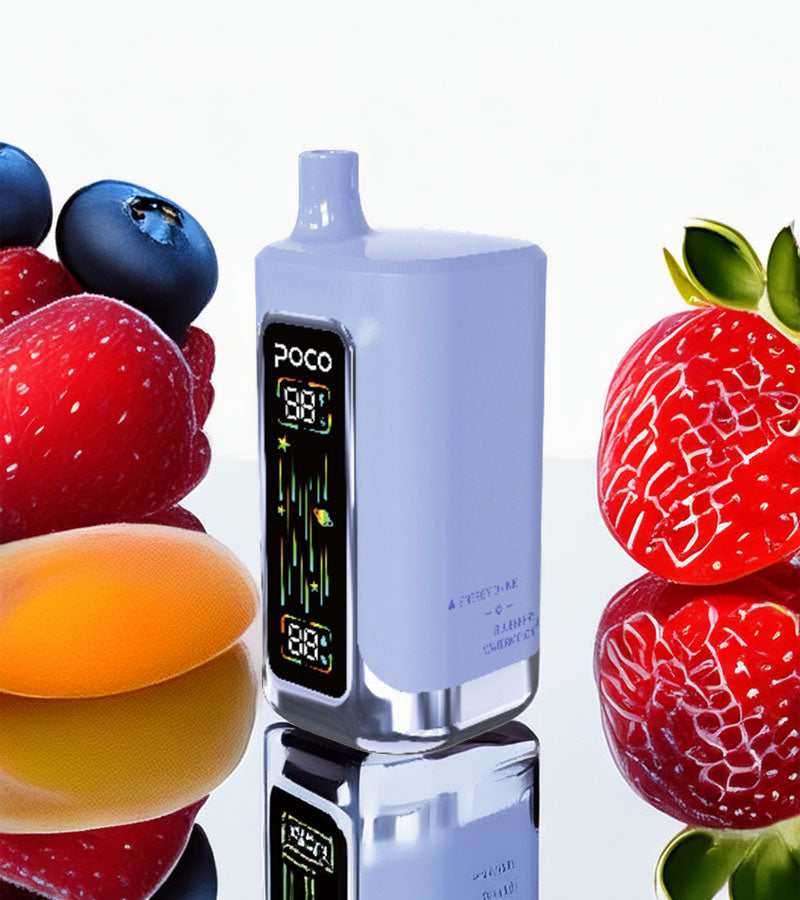 Poco FR 80000 – Blueberry Strawberry & Grape Cranberry Peach & Energy Drink & Blueberry Watermelon 5%