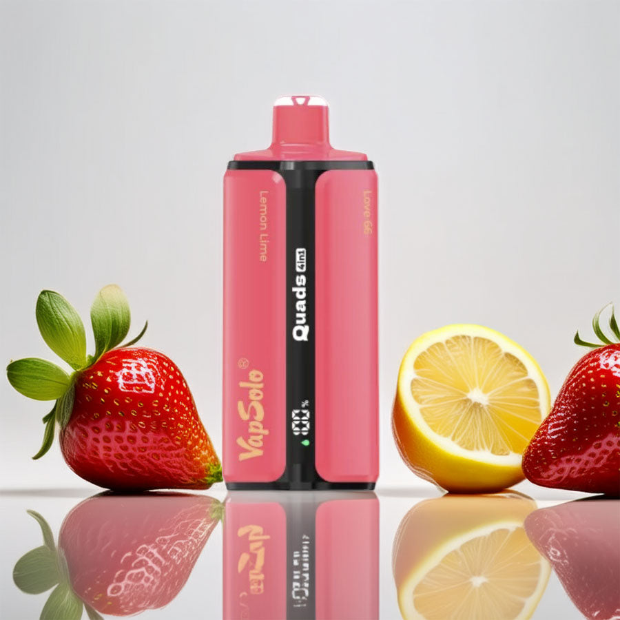 VapSolo Quads 80000 – Lemon Lime & Watermelon Ice & Black Ice Dragonfruit Strawberry & Love66 5%