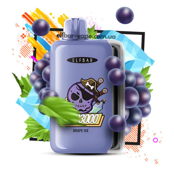 Elf Bar GH 23000 - Grape Ice 5%