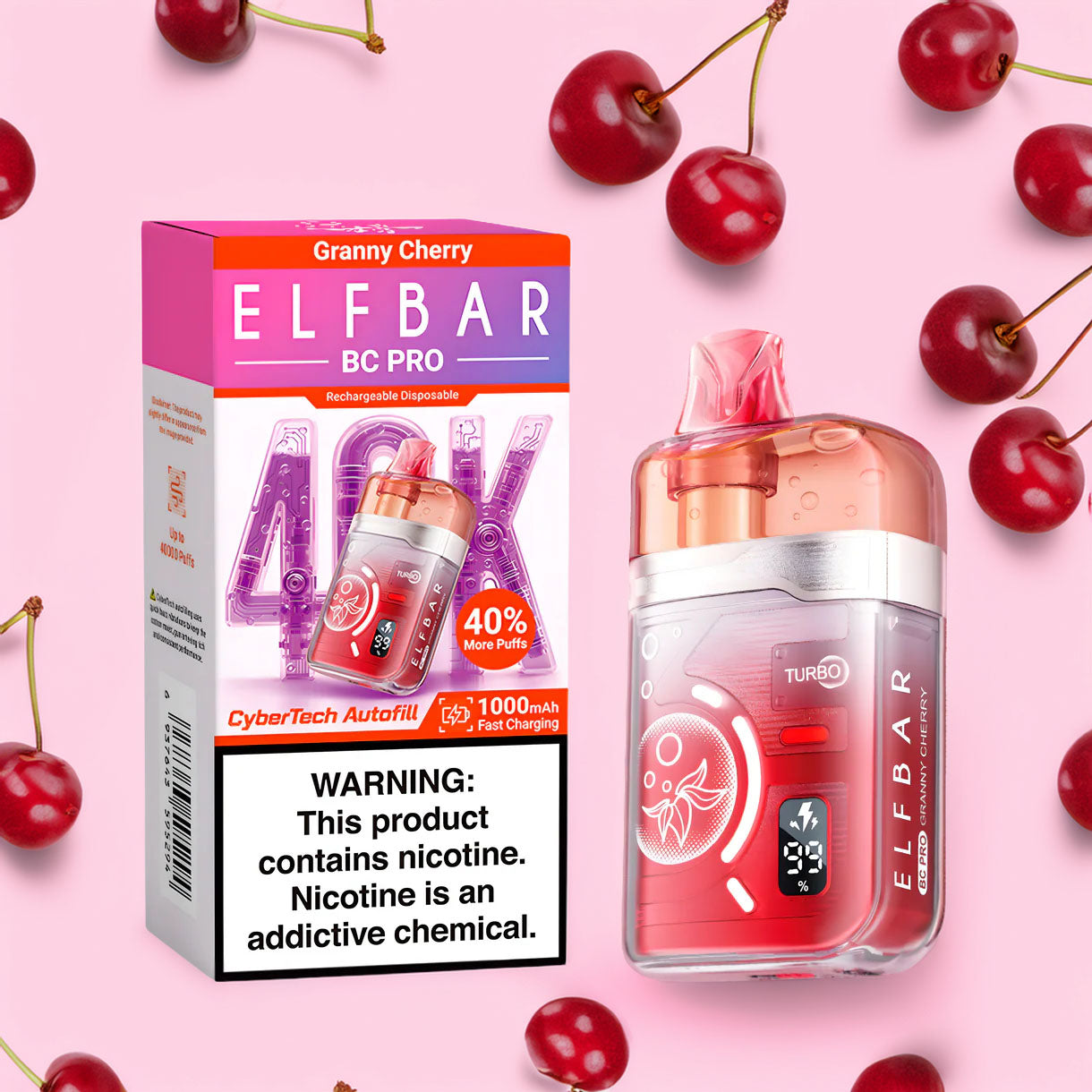 Elf Bar BC Pro 40000 – Granny Cherry 5%
