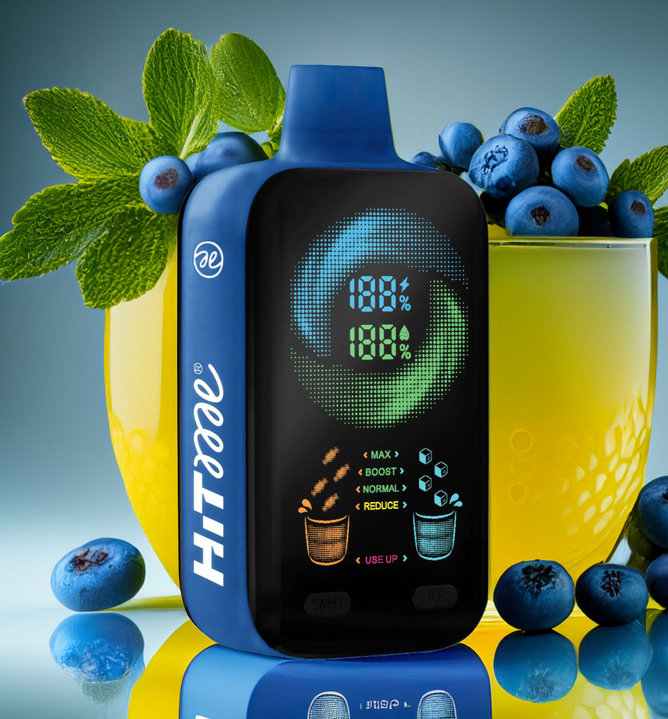 Hitme Hitec 25000 – Blue Razz Lemonade 5%