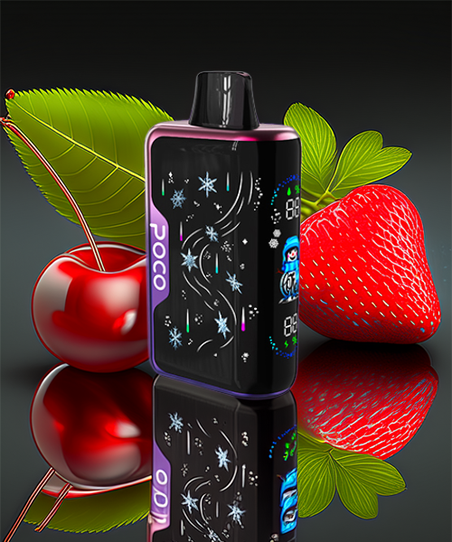 Poco Snowman 70000 – Strawberry Raspberry Cherry 5%