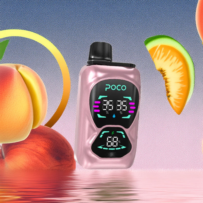 Poco Double 26000 - Watermelon Ice & Peach Berry 5%