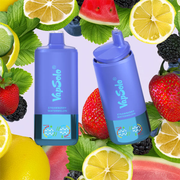 VapSolo Triple 60000 - Lemon Lime & Strawberry Watermelon & Blueberry Ice 5%