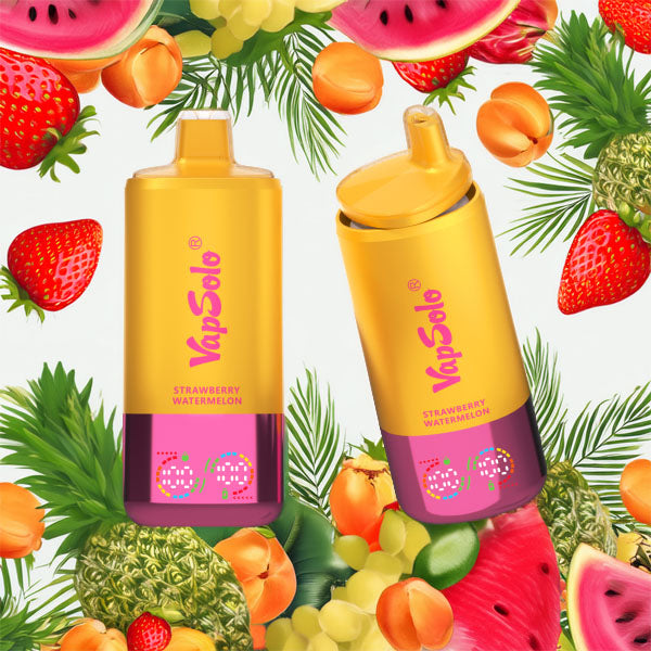 VapSolo Triple 60000 - Tropical Fruit & Strawberry Watermelon & Lemon Peach 5%